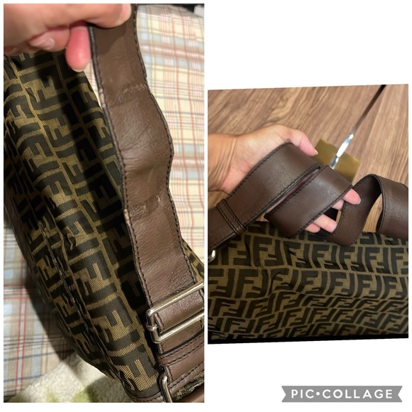 A159- ๐ฏ % authentic Fendi crossbody bag - Picture 15 of 16